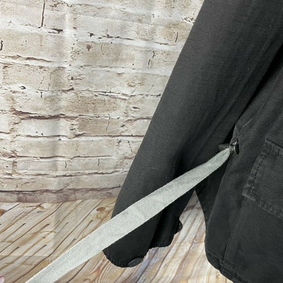 Free People Joshua Tree Jacket Hooded Black Cargo sz XS - Picture 9 of 12